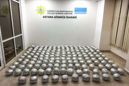 İrandan Rusiyaya gül kələmi aparan yük maşınında 90 kq-dan çox marixuana aşkarlanıb - FOTO - VİDEO