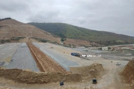 Qəbələdə Yengicə su anbarının tikintisi davam etdirilir - FOTO