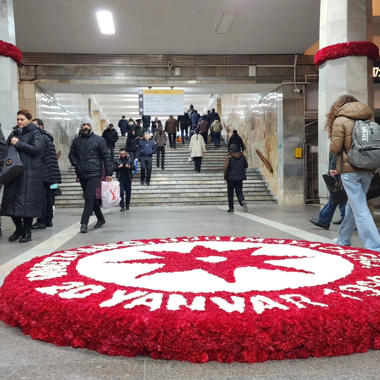 “20 Yanvar” stansiyası hazırda  - Fotolar