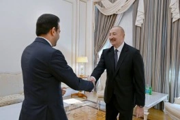 Prezident İlham Əliyev Müsəlman Ağsaqqalları Şurasının baş katibini qəbul edib
