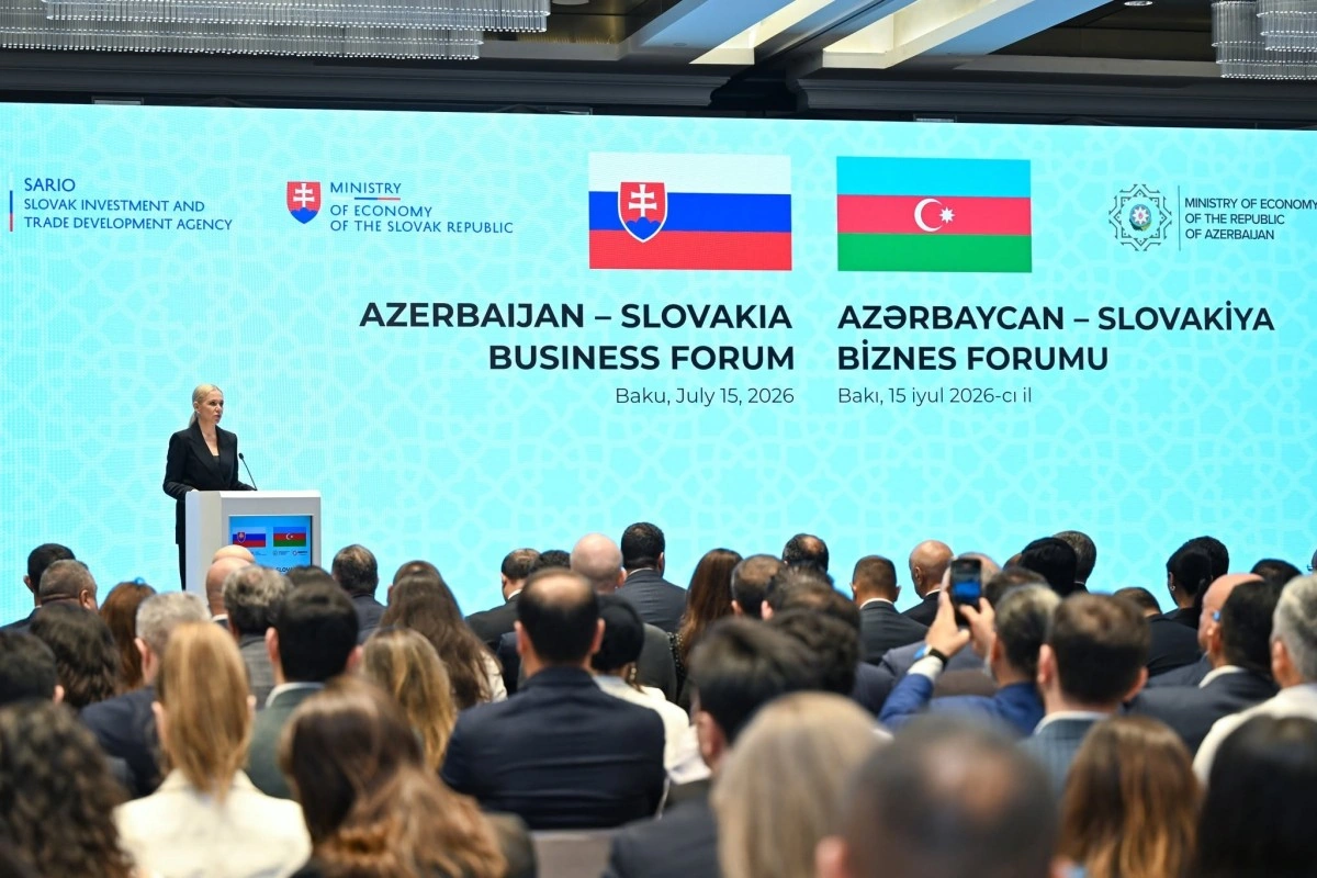 Bakıda Azərbaycan-Slovakiya biznes forumu keçirilib - FOTO - YENİLƏNİB