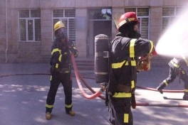FHN və DSX birgə təlim keçirib - VİDEO