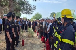 Meşələrdə yanğın təhlükəsizliyinə dair tədbirlər keçirilib - VİDEO