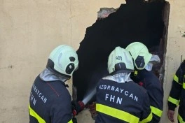 Binəqədi-Novxanı-Mehdiabad yolunda obyektdə yanğın məhdudlaşdırılıb - YENİLƏNİB-1 - FOTO - VİDEO