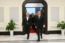 Bişkekdə Azərbaycan və İran prezidentlərinin görüşü olub - FOTO - VİDEO - YENİLƏNİB-1