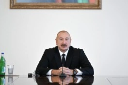 Prezident İlham Əliyev Bakıda keçirilən beynəlxalq konfransların iştirakçılarını qəbul edib