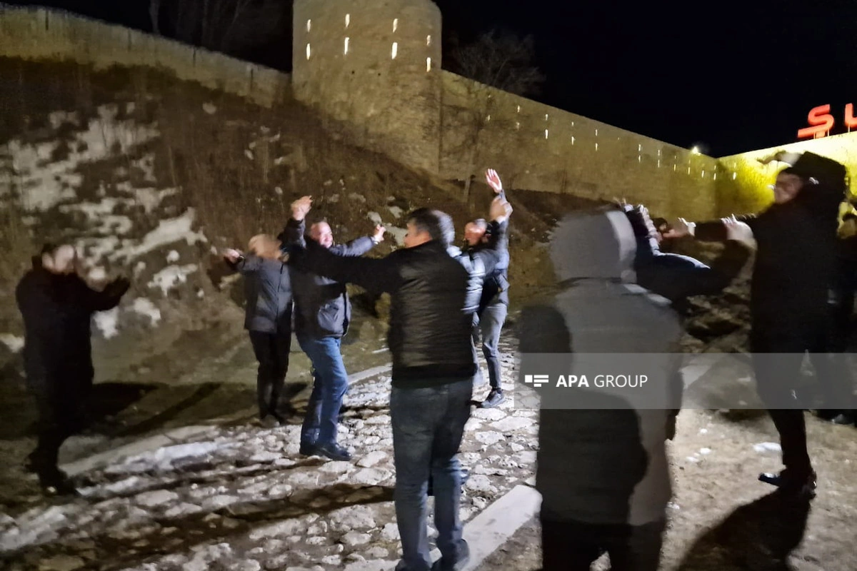 Şuşada atəşfəşanlıq olub - FOTO