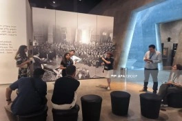 Azərbaycanlı jurnalistlər Holokost Qurbanlarının Ümumdünya Xatirə Mərkəzində olublar