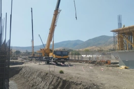 Qubadlıda ilk yaşayış məhəlləsinin tikintisi davam etdirilir - FOTO