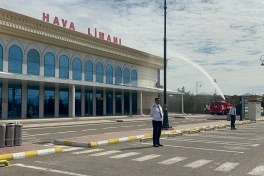 Naxçıvan Hava Limanında fövqəladə hallara hazırlıq üzrə birgə məşq keçirilib