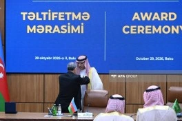Səudiyyə Ərəbistanının korrupsiya ilə mübarizə orqanının rəhbəri Azərbaycanda təltif edilib - FOTO