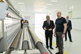 Xocalı şəhərində “Qarabağ Tekstil Evi” MMC istifadəyə verilib - FOTO