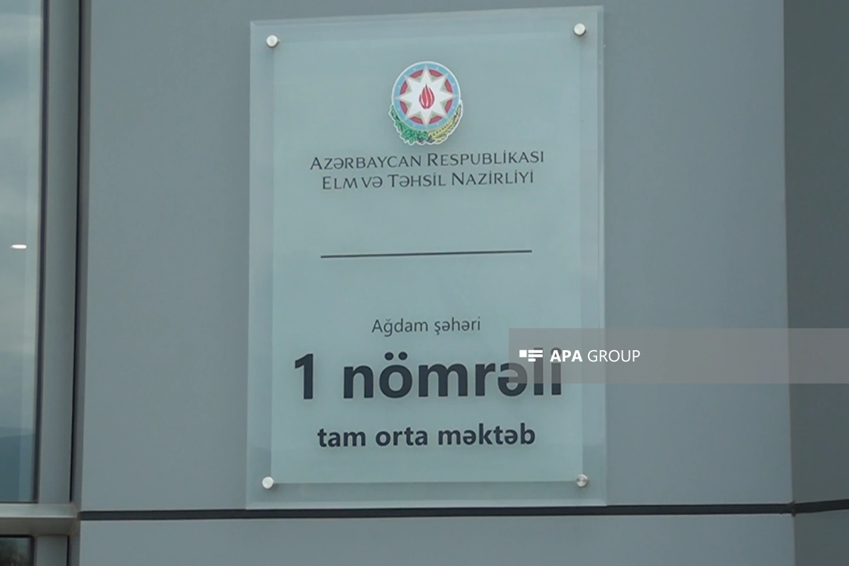 Direktor: İşğaldan azad olunmuş Ağdamda ilk məktəbin rəhbəri olmaq həm məsuliyyətli, həm də qürurvericidir - FOTO