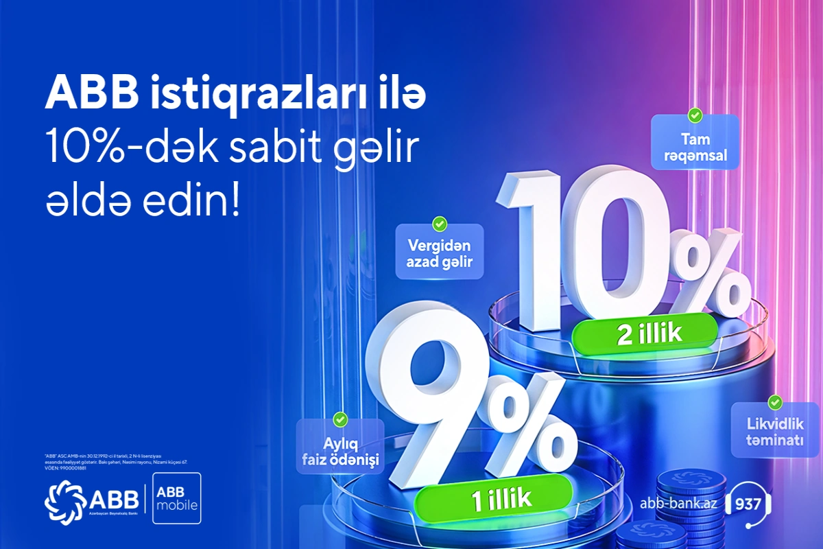 ABB istiqrazlarına yüksək investor marağı davam edir: sifarişlər təklifi 2 dəfə üstələyib
