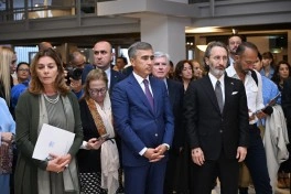 Leyla Əliyeva Müqəddəs Taxt-Tacda Azərbaycan xalçaları sərgisinin açılışında iştirak edib