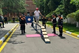 “Gənc xilasedici və yanğınsöndürən” Ümumrespublika yarışlarının zona birinciliyini keçirib