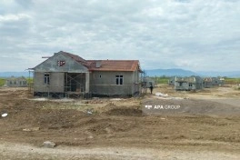 Ağdamın Baş Qərvənd və Eyvazxanbəyli kəndləri sürətlə yenidən qurulur - FOTO