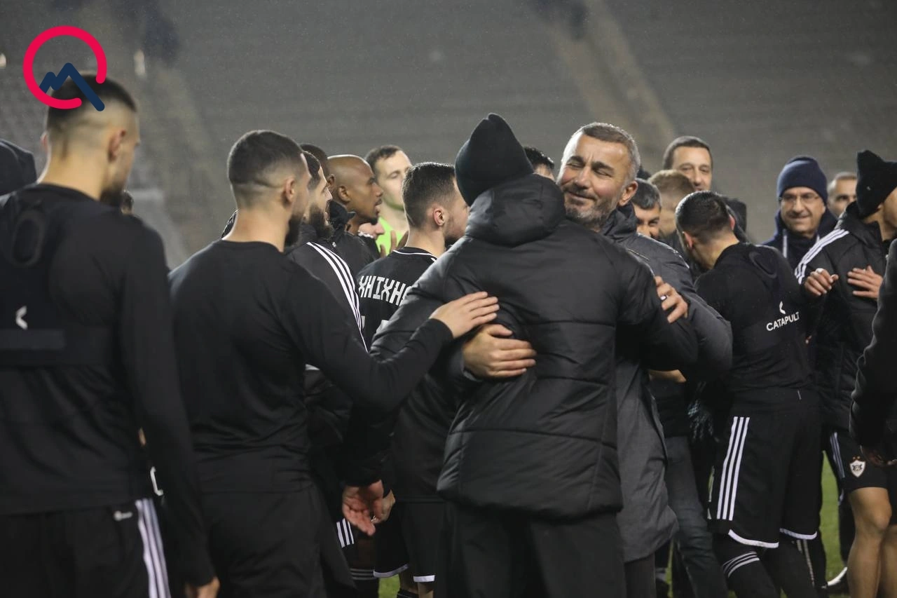 “Qarabağ”ın sevinci, Qurbanovun təbəssümü  - Fotolarda