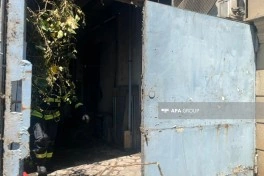 Yasamalda evdə yanğın olub, xəsarət alan var - YENİLƏNİB - FOTO