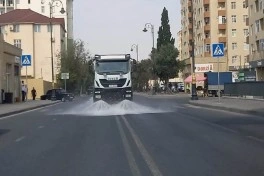 Bakıda iməclik keçirilib, şəhər yuyulub - FOTO