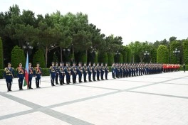 Türkmənistan Prezidentinin Bakıda rəsmi qarşılanma mərasimi olub