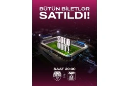 “Sabah” – “Orhus” qarşılaşmasının bütün biletləri satılıb