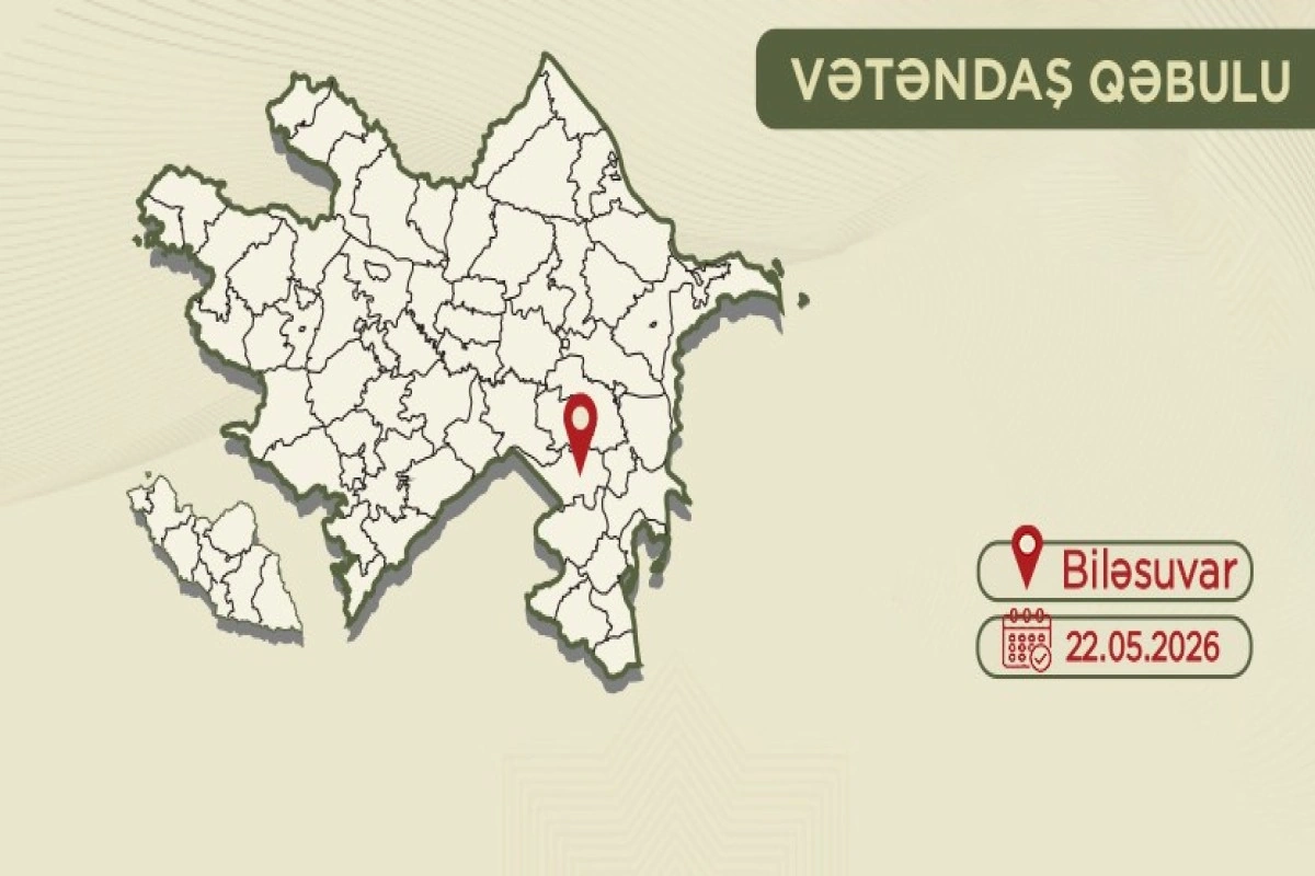Səfərbərlik Xidmətinin rəisi Biləsuvarda vətəndaşları qəbul edəcək