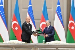 Daşkənddə Azərbaycan və Özbəkistan sənədlərinin imzalanması və mübadiləsi mərasimi olub - FOTO - YENİLƏNİB
