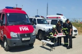 Dövlət Yanğından Mühafizə Xidməti Sumqayıtda zavodda yanğın-taktiki təlim keçirib