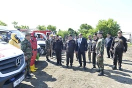 Lənkəranda kompleks mülki müdafiə təlimi keçirilib - FOTO