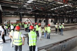 Bakı metrosunun “Dərnəgül” elektrik deposu qismən istismara verilib - FOTO
