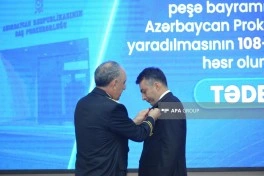 Prokurorluq orqanlarının yaradılmasının 108-ci ildönümü münasibətilə tədbir keçirilib - FOTO