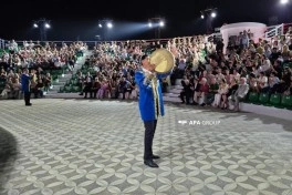 XV Qəbələ Beynəlxalq Musiqi Festivalında Özbəkistan müqiçilərinin konserti olub