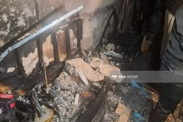 Bakıda yaşayış binasında yanğın olub, bina sakinləri təxliyə edilib - FOTO