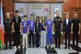 FHN-də yarışlarda uğur qazanmış yeniyetmə və gənc idmançılarla görüş keçirilib