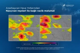 AZAL: Bakı-Naxçıvan reyslərinin bəzisi ildırımlı hava səbəbindən təxirə salınıb