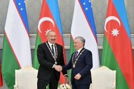 Daşkənddə Azərbaycan və Özbəkistan prezidentlərinin təltifolunma mərasimi keçirilib - YENİLƏNİB