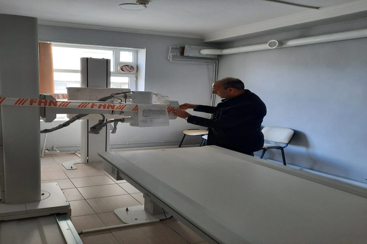 2 saylı Klinik Psixiatriya Xəstəxanasında rentgen-müayinə fəaliyyəti çatışmazlıqlarla bağlı dayandırılıb