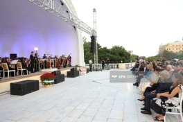 Üzeyir Hacıbəyli XVIII Beynəlxalq Musiqi Festivalının açılışı olub - FOTO