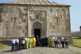 Alban-Udi dini icmasının nümayəndələri Gəncəsər Monastır Kompleksini ziyarət edib - FOTO - YENİLƏNİB