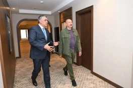Prezident İlham Əliyev “Xankəndi” hotelinin açılışında iştirak edib - FOTO