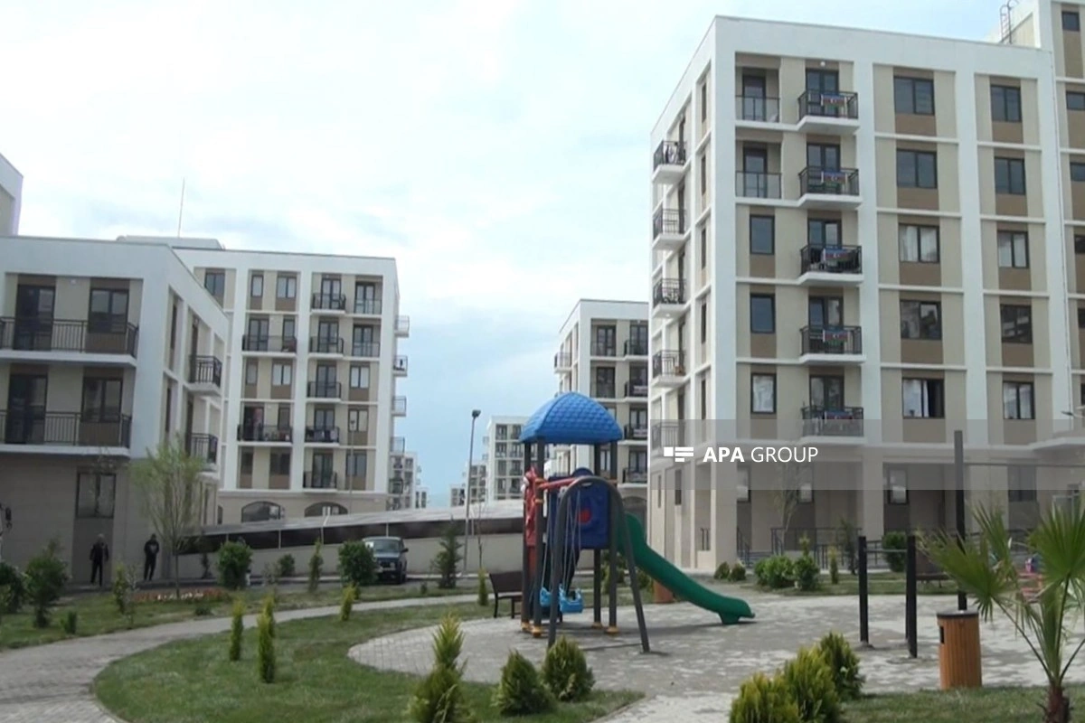 Ağdamda 2-ci yaşayış kompleksində müasir məhəllə formalaşdırılıb - FOTO