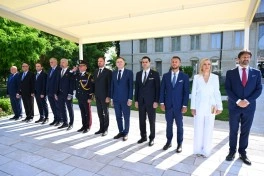 Slovakiya Prezidentinin Şuşada rəsmi qarşılanma mərasimi olub