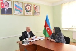 Zakir Fərəcov Sumqayıtda qəbul keçirib