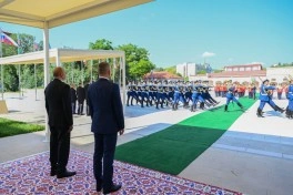 Slovakiya Prezidentinin Şuşada rəsmi qarşılanma mərasimi olub