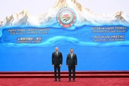 Prezident İlham Əliyev “ŞƏT plyus” formatında görüşdə çıxış edib - FOTO - VİDEO - YENİLƏNİB-2