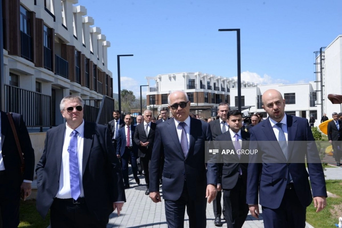 Azərbaycan-Rusiya Hökumətlərarası Komissiyasının üzvləri Zəngilanda aparılan bərpa-quruculuq işləri ilə tanış olublar - FOTO