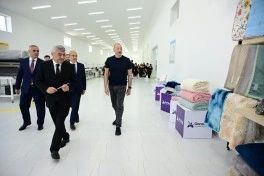 Xocalı şəhərində “Qarabağ Tekstil Evi” MMC istifadəyə verilib - FOTO