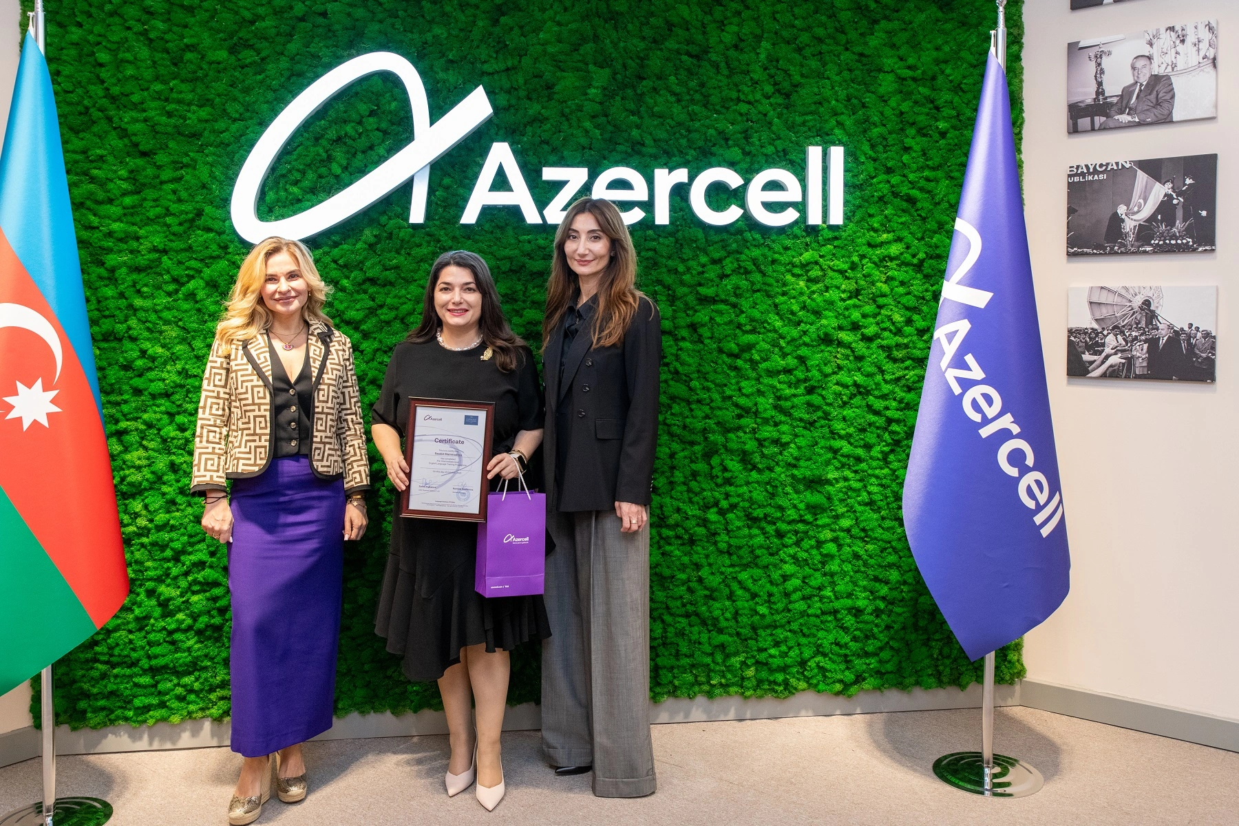 Azercell-in jurnalistlər üçün təşkil etdiyi növbəti ingilis dili kursları sona çatdı