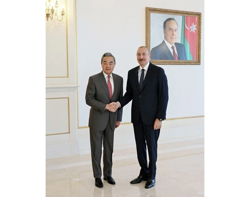 Prezident İlham Əliyev Çin Kommunist Partiyası Mərkəzi Komitəsinin Siyasi Bürosunun üzvünü qəbul edib